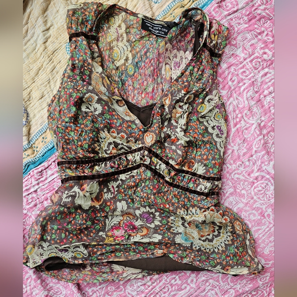 Two in one NYC design Co. top, size 8